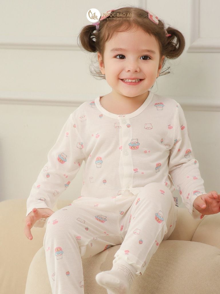 Bộ áo quần dài Cài Giữa Honey rayon