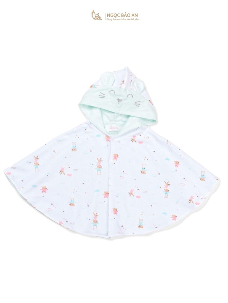 [M&B] Áo khoác cánh tiên 2 lớp cotton che nắng cho bé