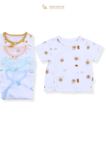 [HONEY] Bộ quần áo sơ sinh cotton thoáng mát