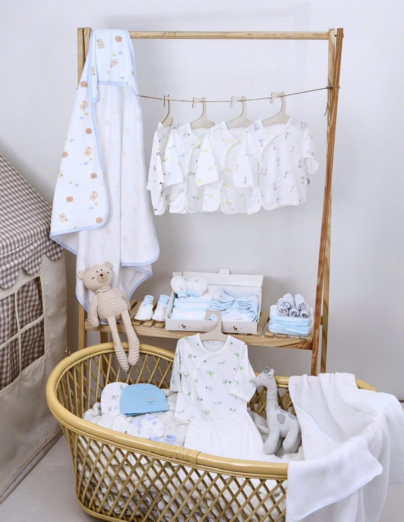 Combo đi sinh 599K tiết kiệm cho bé (Xanh gấu)