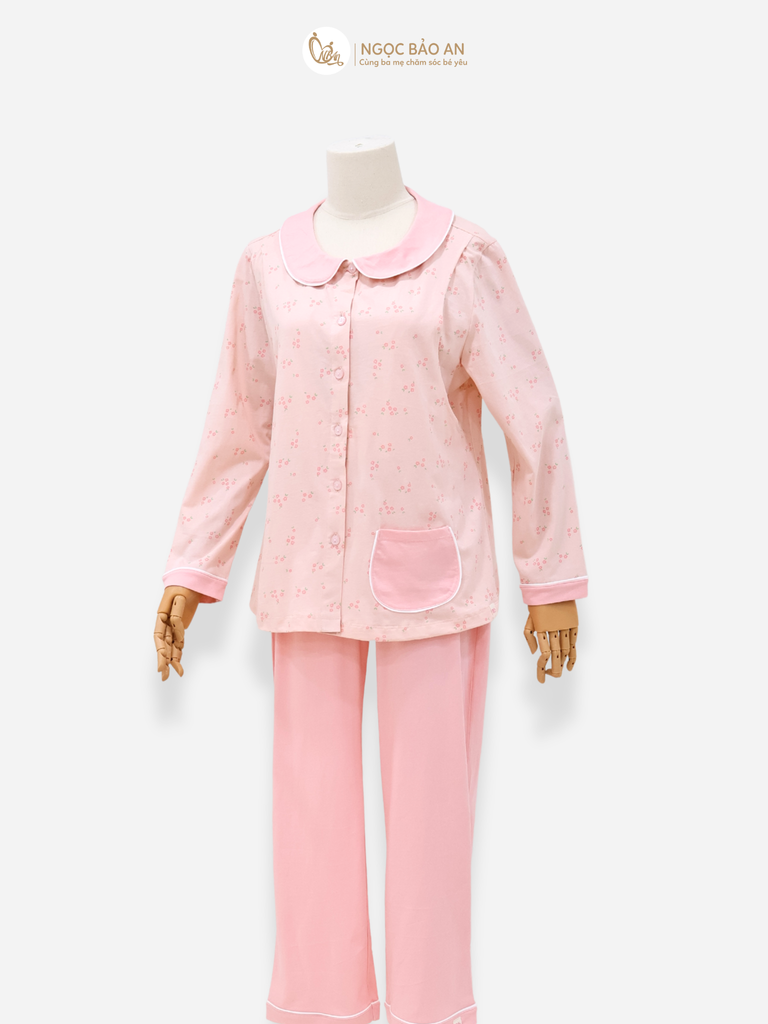 [M&B] Bộ quần áo Pijama tay dài cho mẹ sau sinh