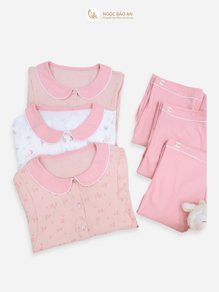 [M&B] Bộ quần áo Pijama tay dài cho mẹ sau sinh