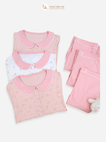 [M&B] Bộ quần áo Pijama tay dài cho mẹ sau sinh