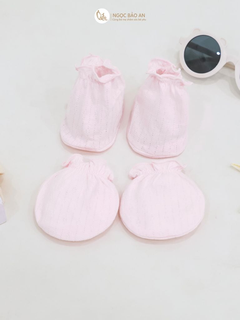 [M&B] Bộ bao tay chân cotton bo/thun cao cấp