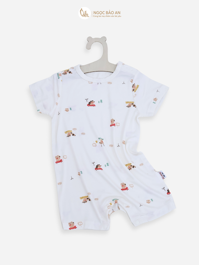 Body đùi bé Trai tay ngắn Honey rayon