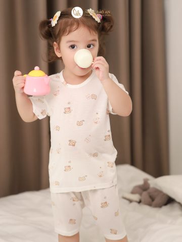 Bộ áo quần dài Cài Vai Honey rayon