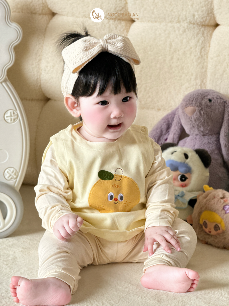 [M&B] Áo khoác gile 2 lớp cotton thoáng mát