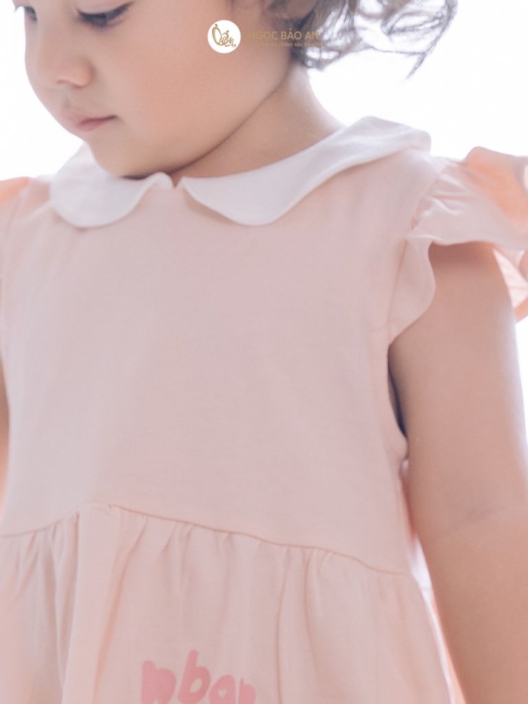 [NGỌC BẢO AN KIDS] Đầm cánh tiên bé gái hoạ in hình bé gái