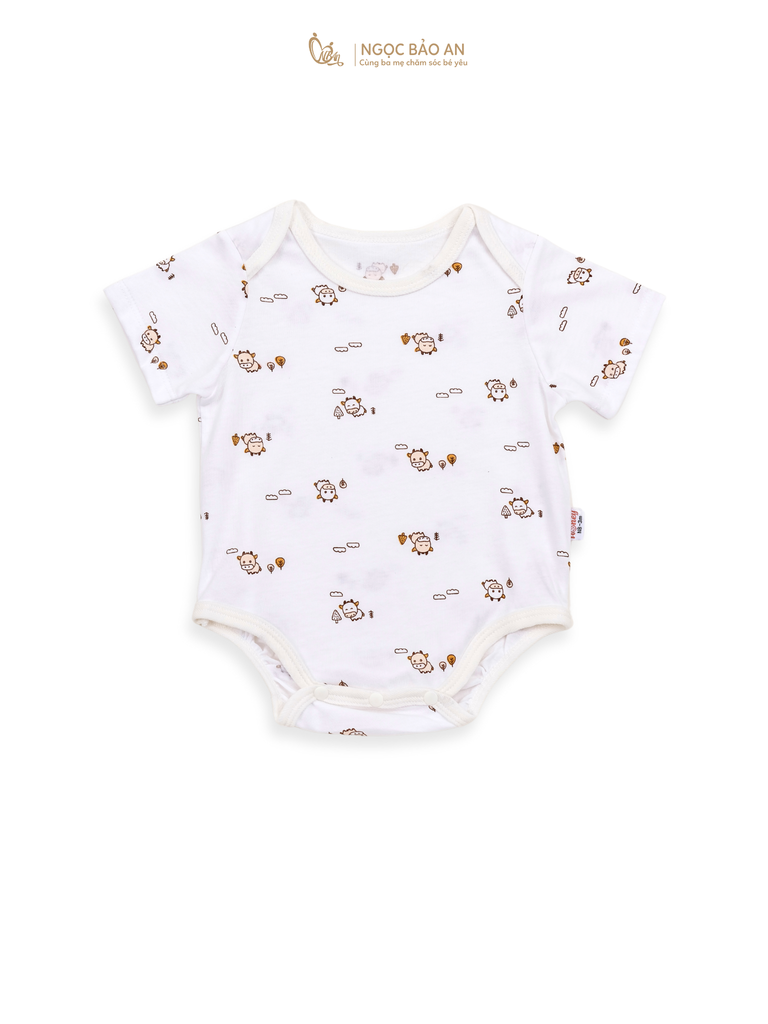 [HONEY] Bộ bodychip tay ngắn cotton sơ sinh