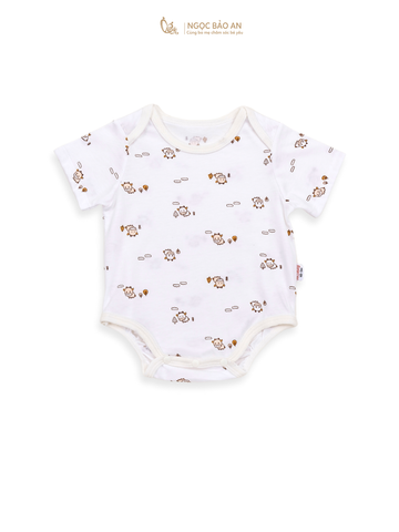[HONEY] Bộ bodychip tay ngắn cotton sơ sinh