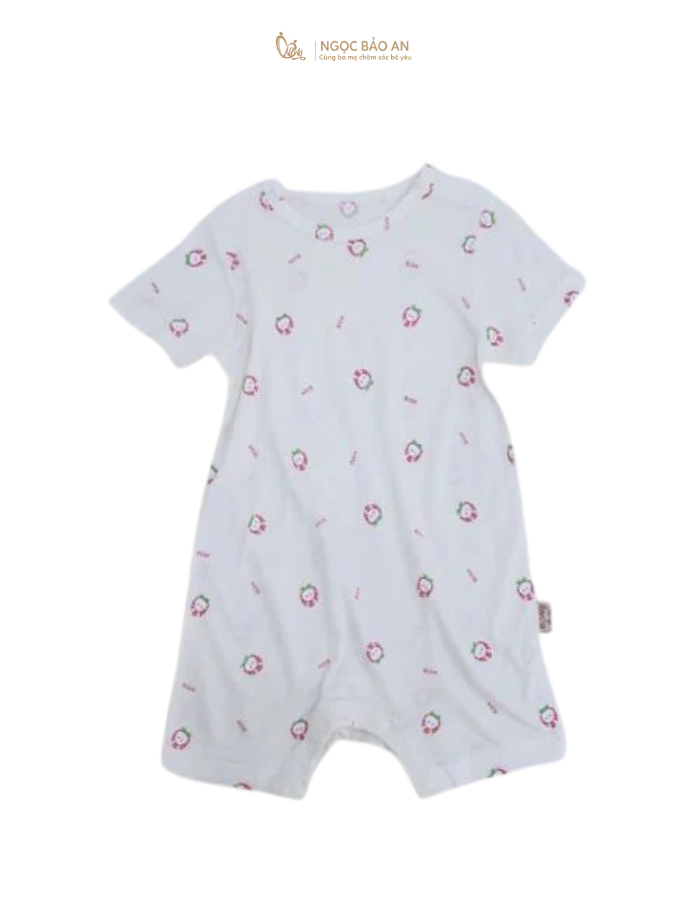 [HONEY] Bộ body đùi tay ngắn sơ sinh chất vải rayon mềm mại cho bé gái