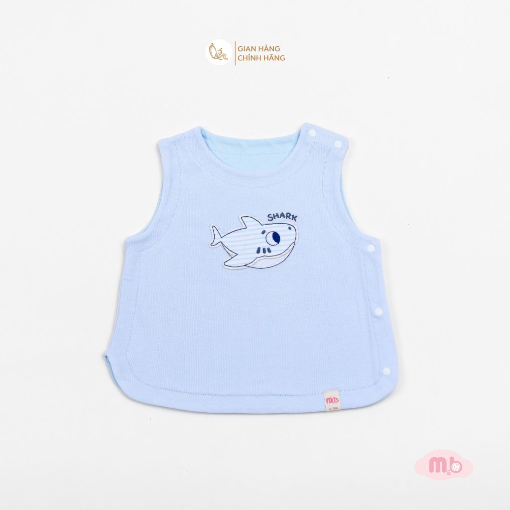 [M&B] Áo khoác gile 2 lớp cotton thoáng mát