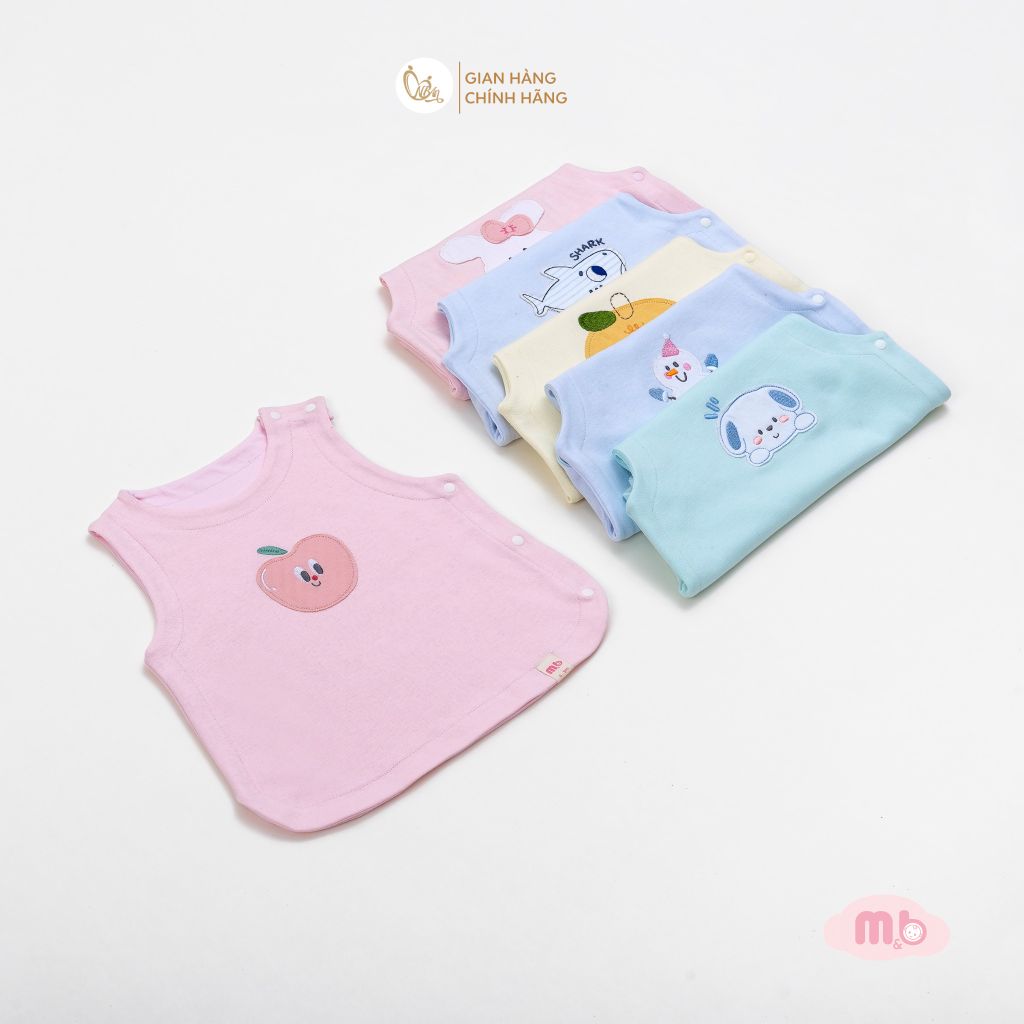 [M&B] Áo khoác gile 2 lớp cotton thoáng mát