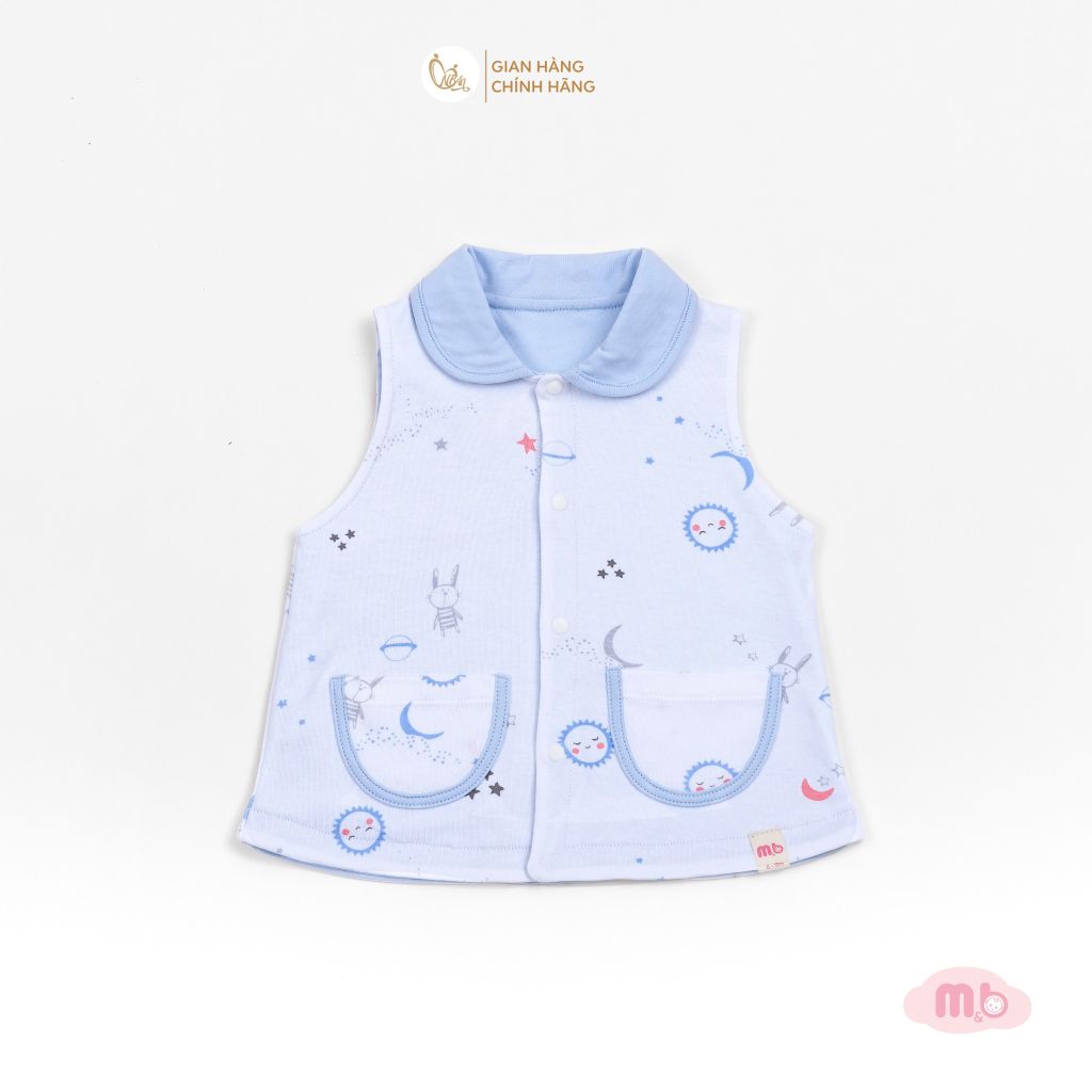 [M&B] Áo khoác gile 2 lớp cotton thoáng mát