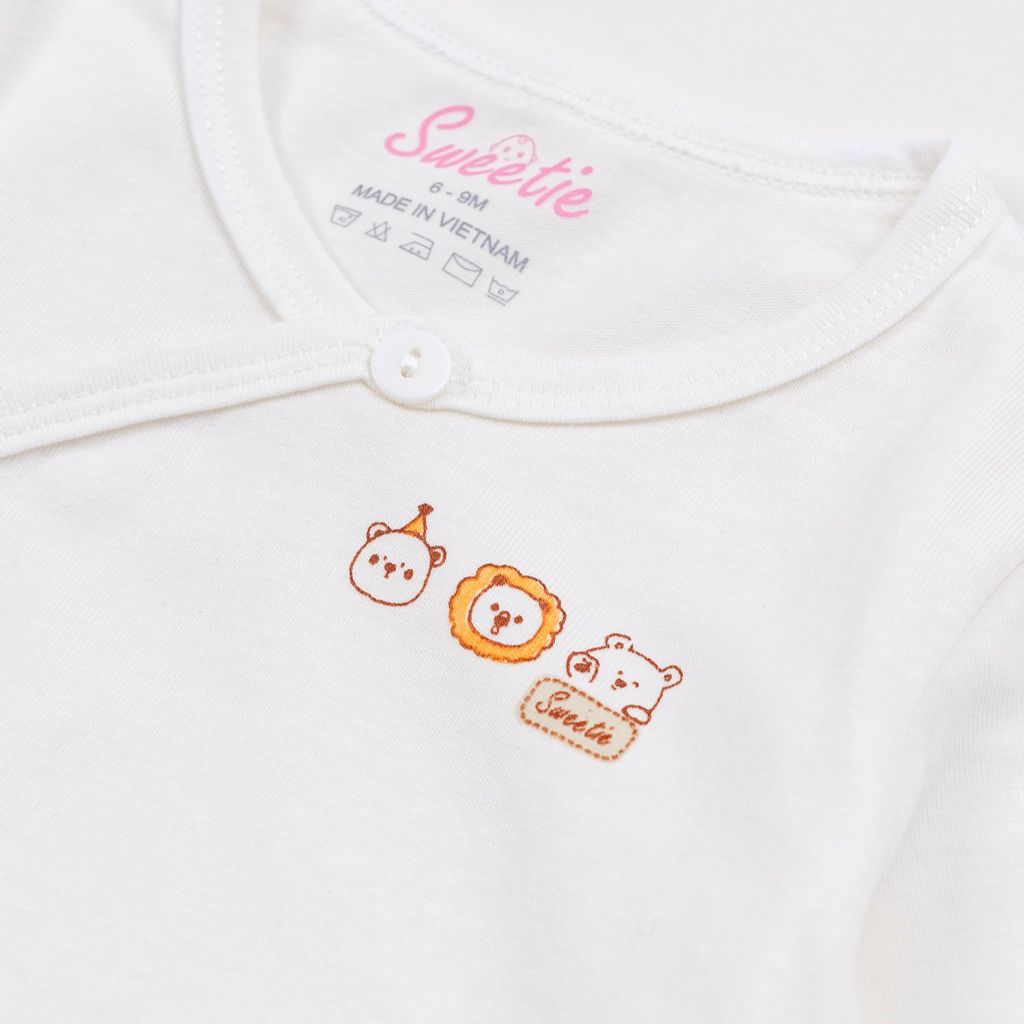 [M&B] Set 5 áo cotton in hình đáng yêu cho bé sơ sinh