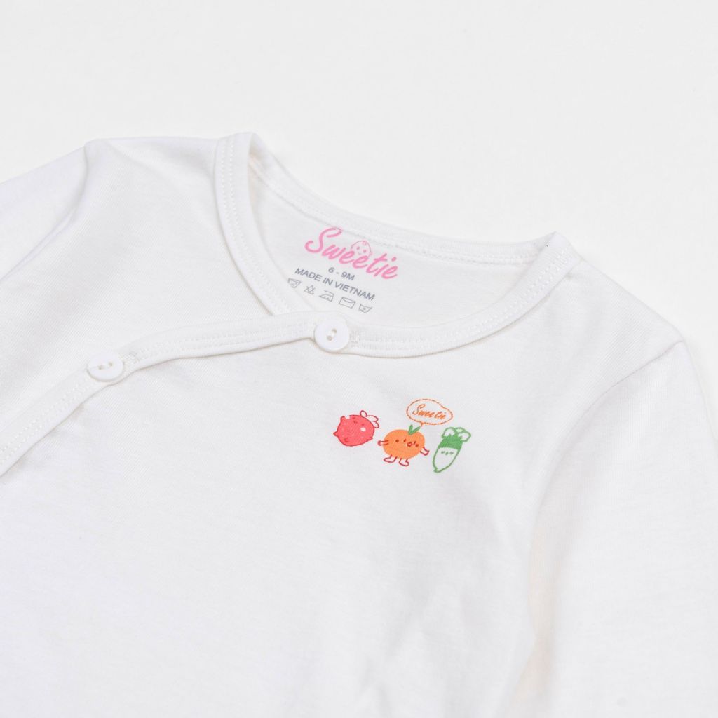[M&B] Set 5 áo cotton in hình đáng yêu cho bé sơ sinh