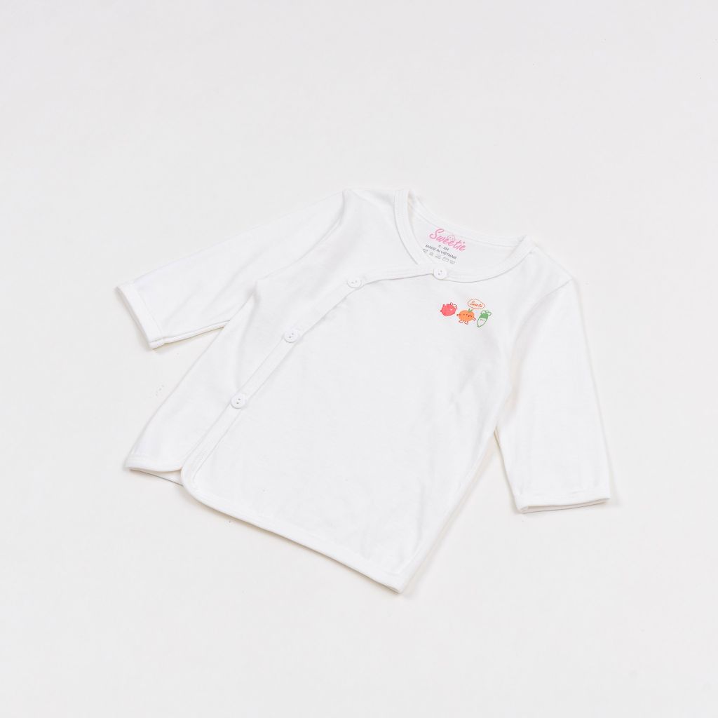 [M&B] Set 5 áo cotton in hình đáng yêu cho bé sơ sinh