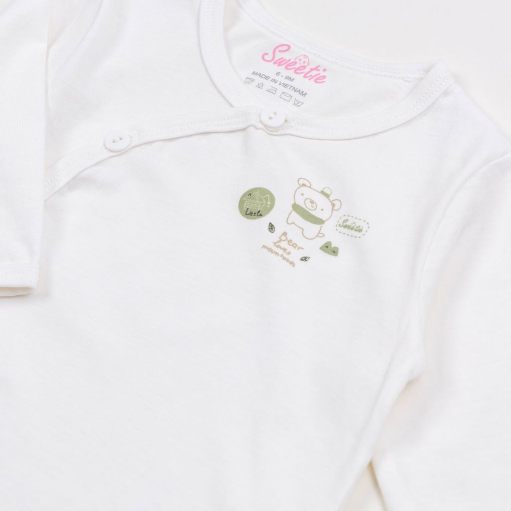 [M&B] Set 5 áo cotton in hình đáng yêu cho bé sơ sinh