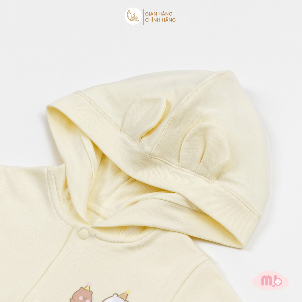[M&B] Áo khoác 2 lớp có nón in hình đáng yêu