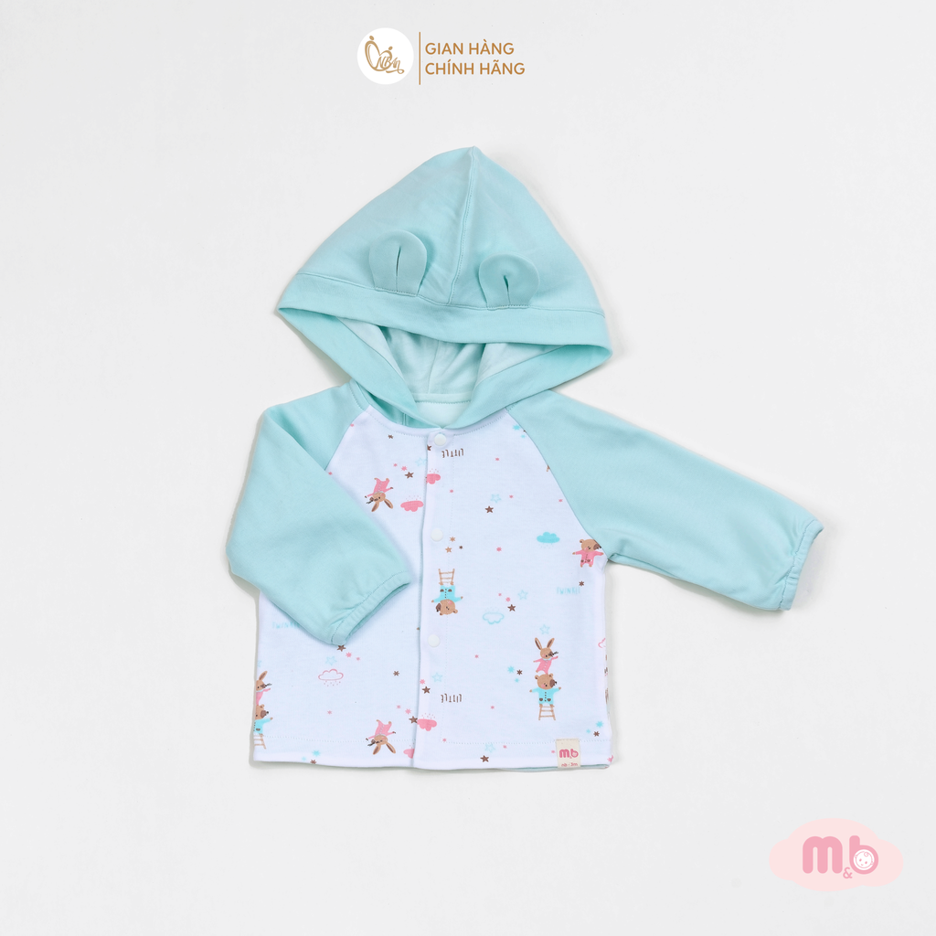 [M&B] Áo khoác 2 lớp có nón in hình đáng yêu