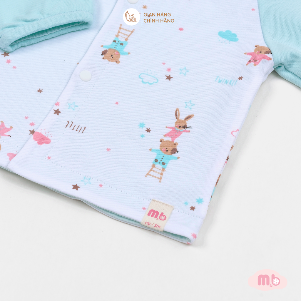 [M&B] Áo khoác 2 lớp có nón in hình đáng yêu