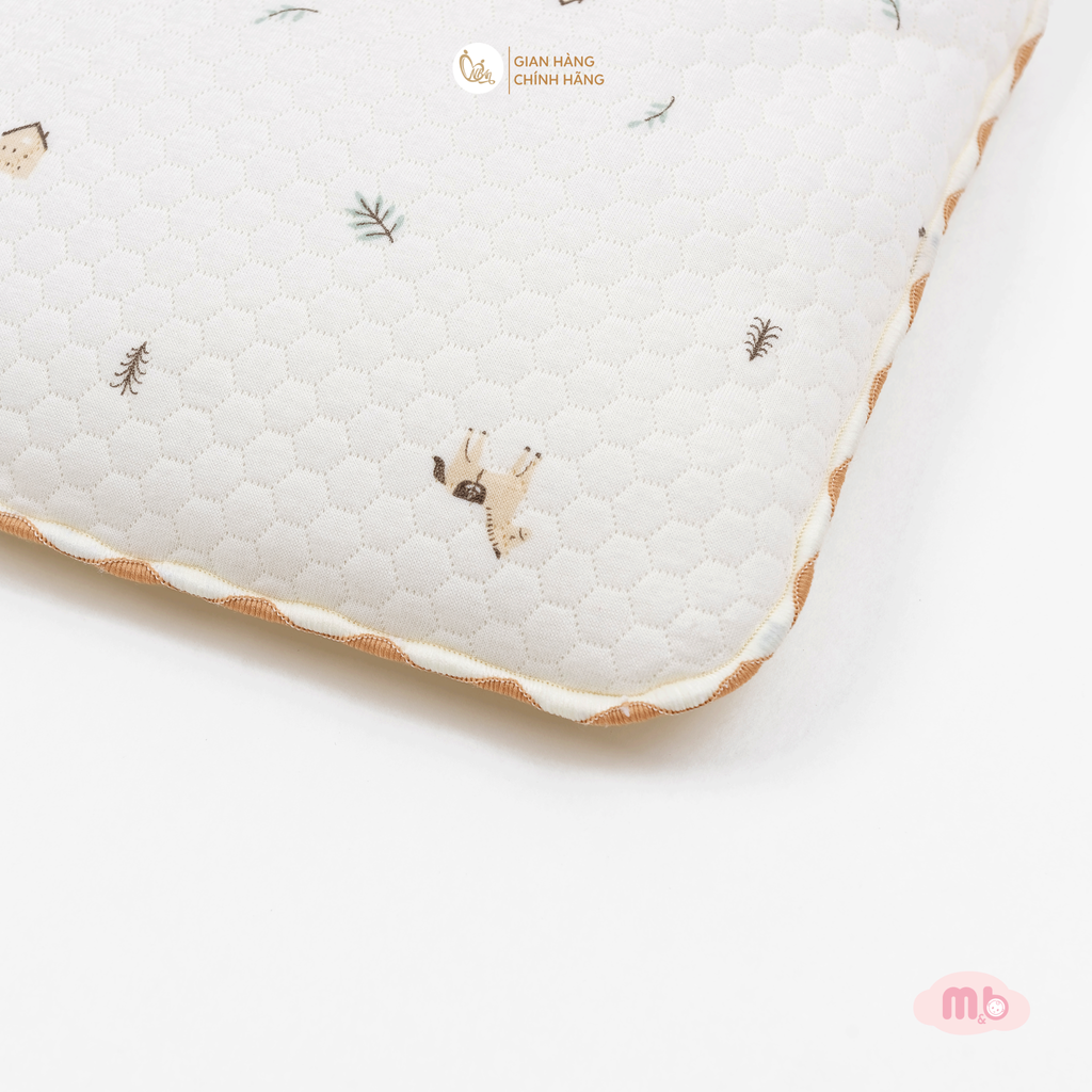 [M&B] Gối nằm chần bông mềm mại giúp bé ngủ ngon 23x35cm