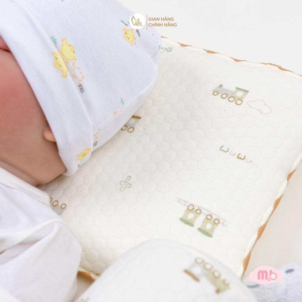 [M&B] Gối nằm chần bông mềm mại giúp bé ngủ ngon 23x35cm