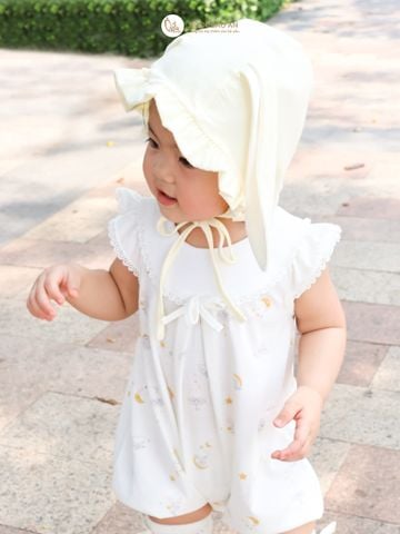 [M&B] Bộ bodysuit cánh tiên cotton cho bé gái