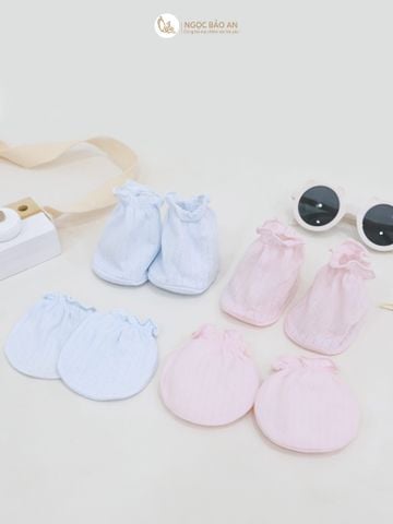 [M&B] Bộ bao tay chân cotton bo/thun cao cấp