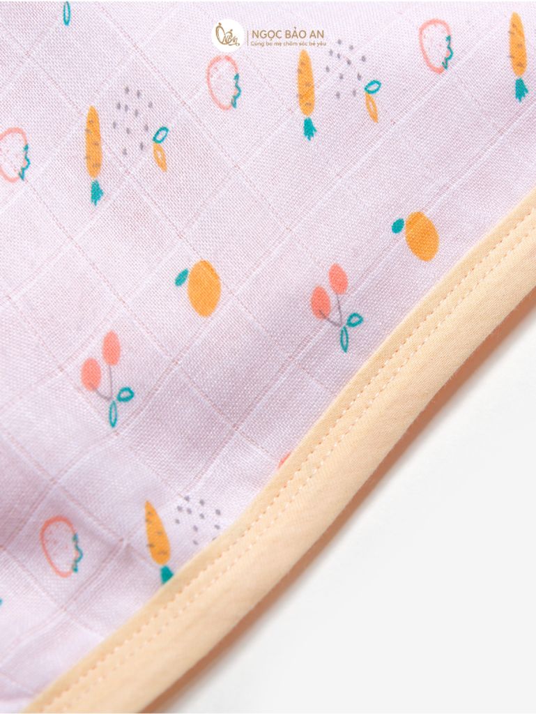 Khăn Bamboo 4 lớp in hình Honey (30x30cm)
