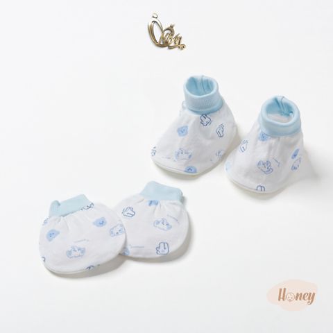 [HONEY] Set 5 bộ bao tay chân thun cotton cho bé gái
