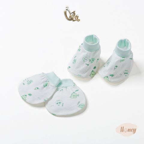 [HONEY] Set 5 bộ bao tay chân thun cotton cho bé gái