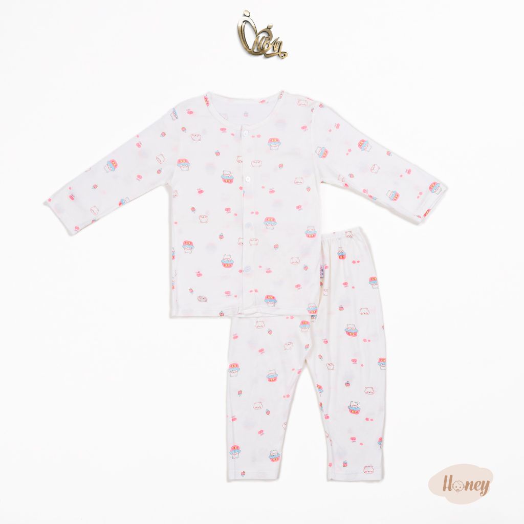 Bộ áo quần dài Cài Giữa Honey rayon