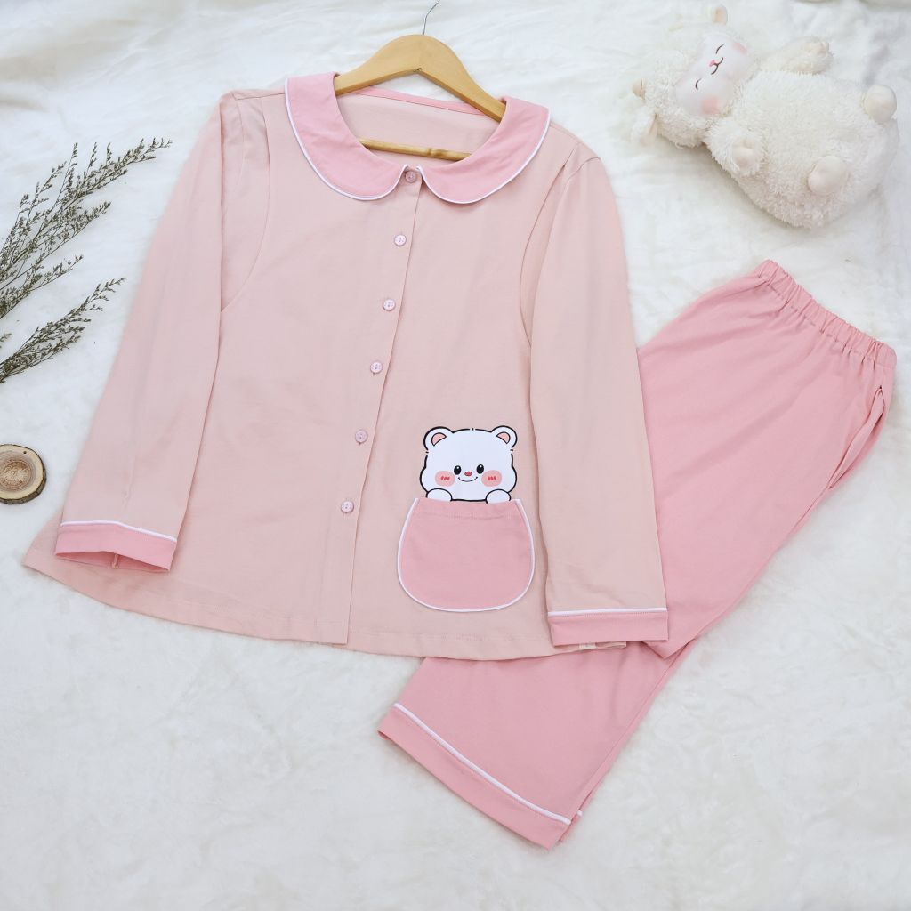 [M&B] Bộ quần áo Pijama tay dài cho mẹ sau sinh