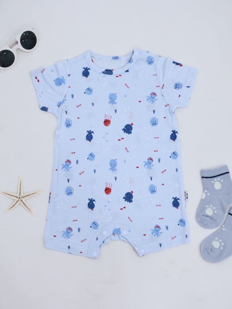 Body đùi bé Trai tay ngắn Honey rayon