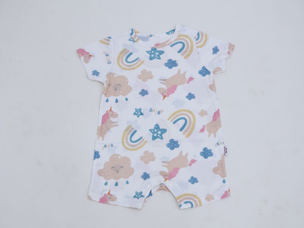 Body đùi bé Trai tay ngắn Honey rayon
