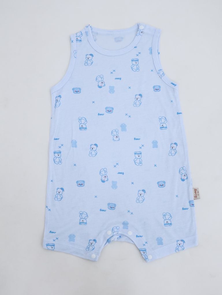 [M&B] Bộ body đùi sát nách sơ sinh chất vải rayon bé trai