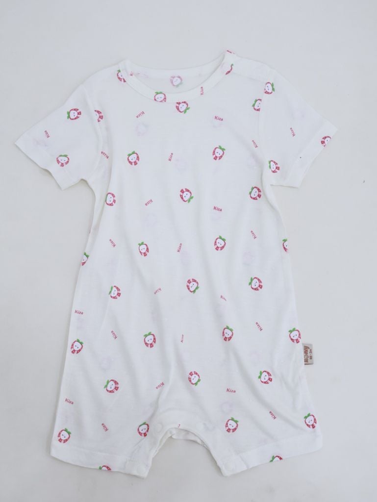 [HONEY] Bộ body đùi tay ngắn sơ sinh chất vải rayon mềm mại cho bé gái