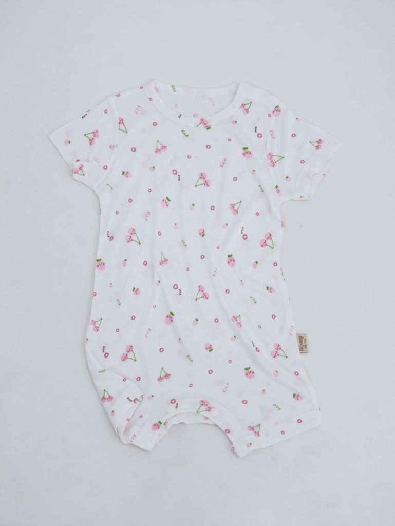 [HONEY] Bộ body đùi tay ngắn sơ sinh chất vải rayon mềm mại cho bé gái