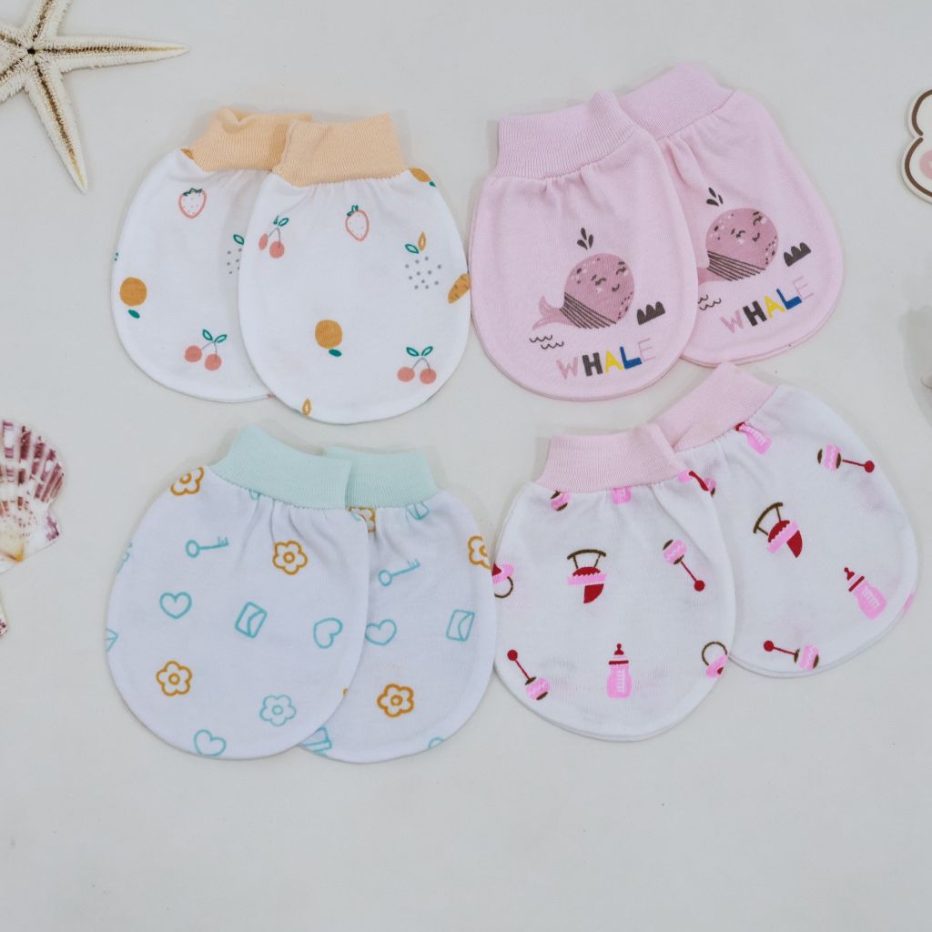 Cặp bao tay sơ sinh (2 cặp/gói)