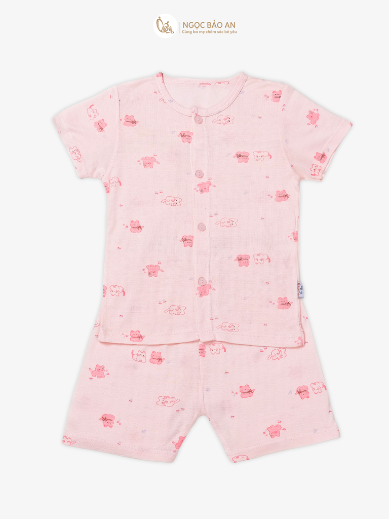 [HONEY] Bộ quần áo ngắn cài giữa 9 họa tiết