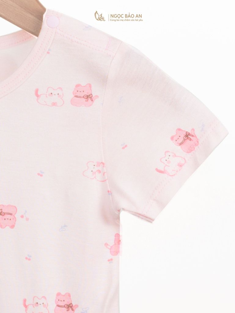 Bộ áo quần ngắn Cài Vai Honey rayon