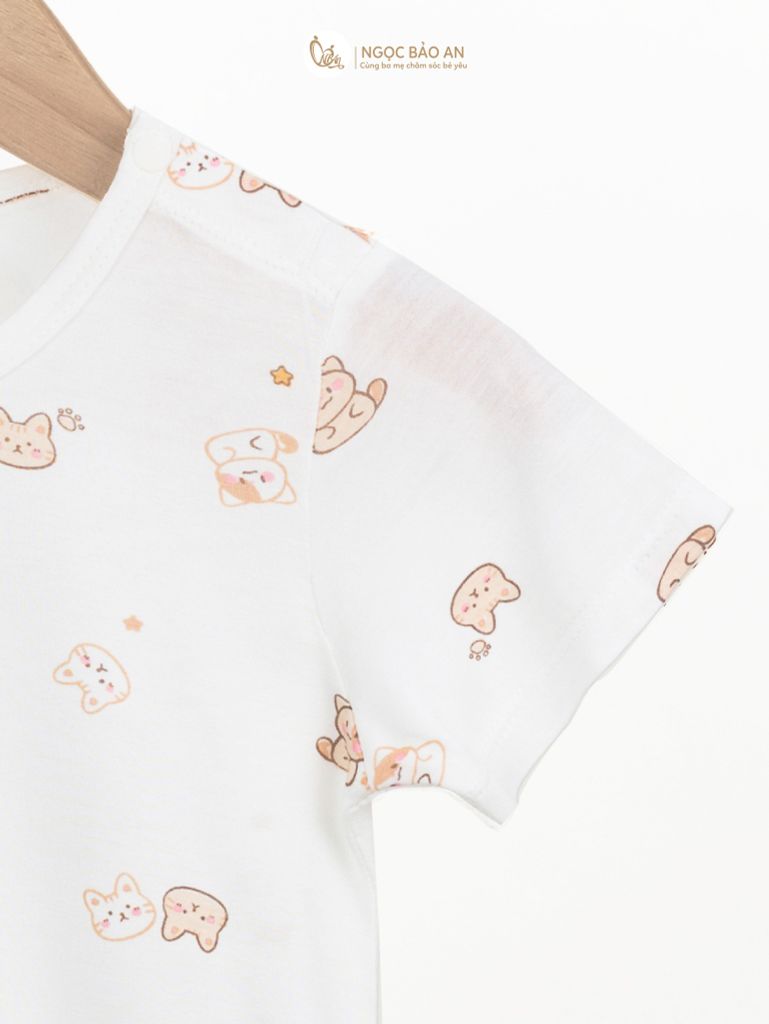 Bộ áo quần ngắn Cài Vai Honey rayon