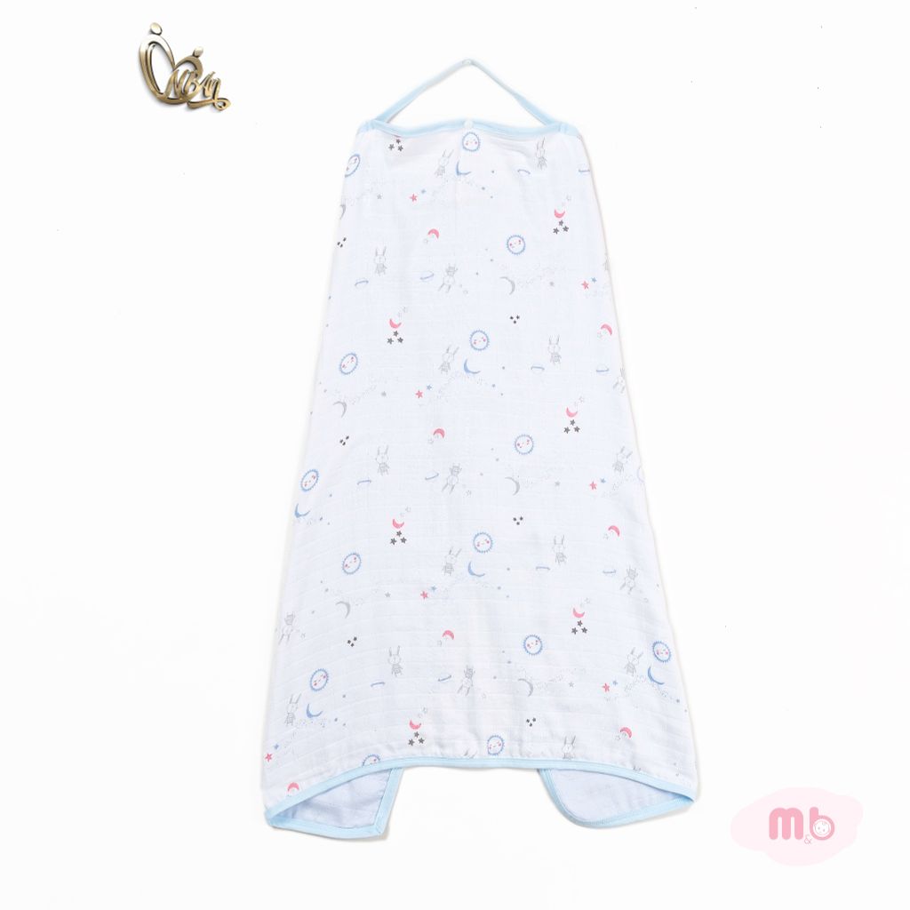 [M&B] Khăn choàng đa năng 4 lớp sợi tre kháng khuẩn