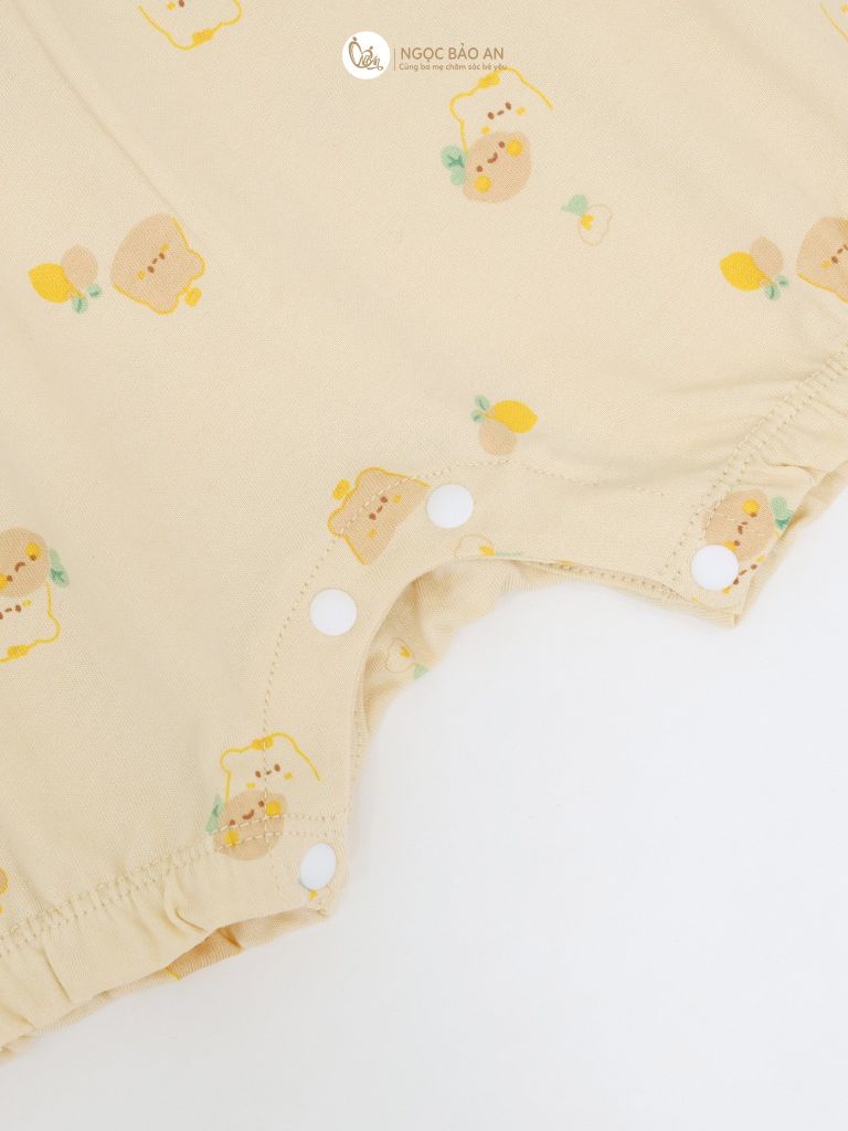 [M&B] Bộ bodysuit tay ngắn cotton cho bé gái