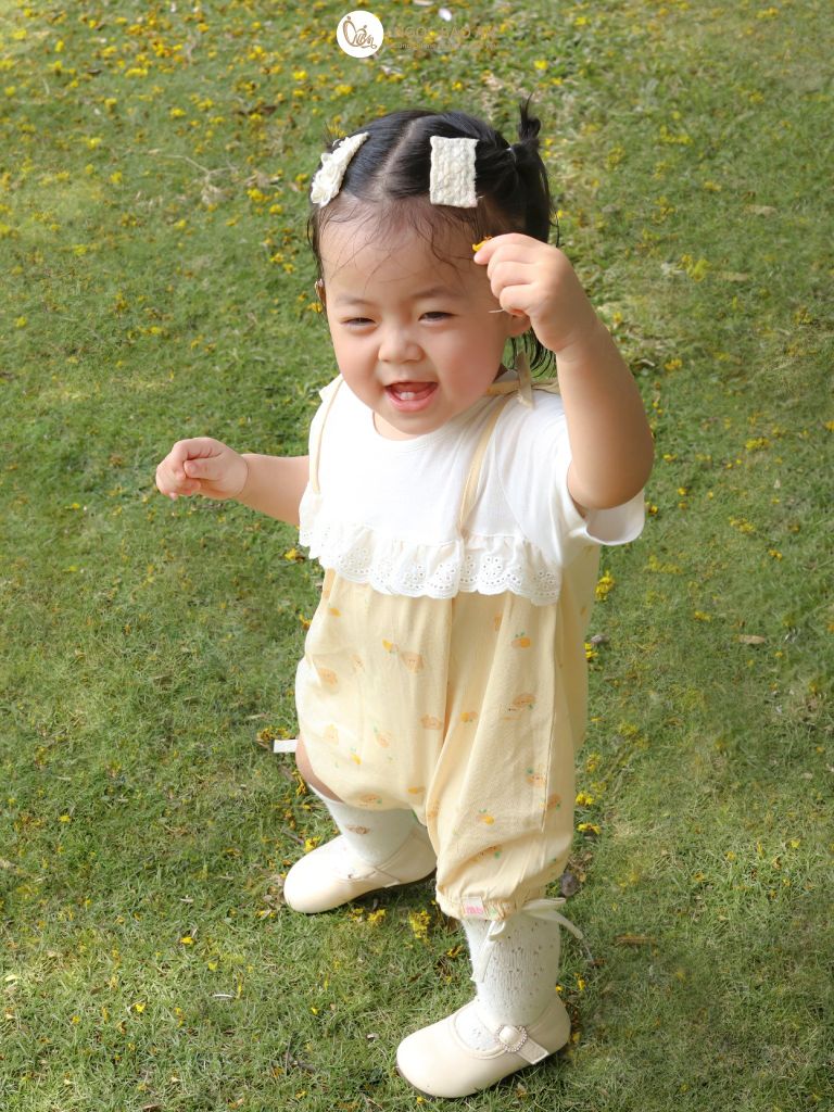 [M&B] Bộ bodysuit tay ngắn cotton cho bé gái