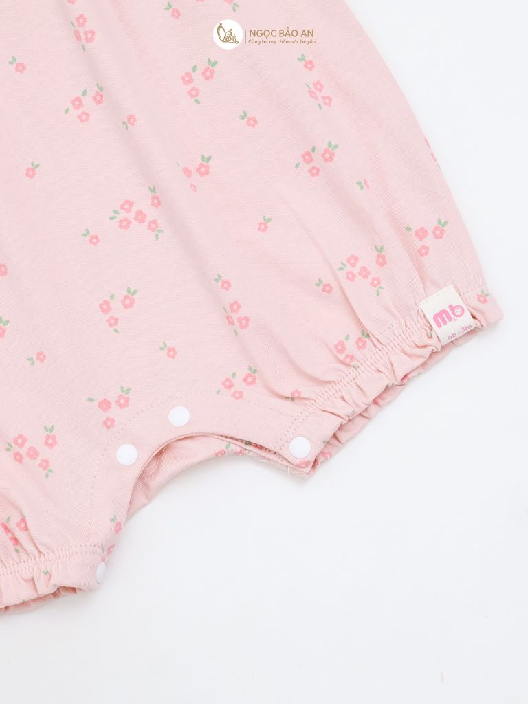 [M&B] Bộ bodysuit tay ngắn cotton cho bé gái