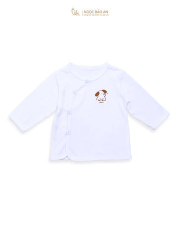 [HONEY] Set 5 áo cotton in hình dành cho bé sơ sinh
