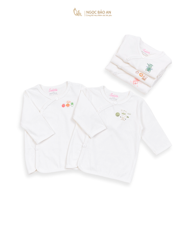 [M&B] Set 5 áo cotton in hình đáng yêu cho bé sơ sinh