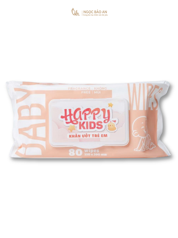 Khăn ướt em bé Happy Kids